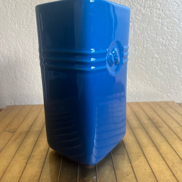 Le Creuset blue kitchen caddy coffee decanter ceramic - Picture 3 of 12